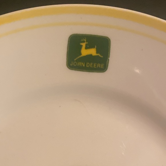 3 John Deere vintage porcelain plates - Picture 3 of 5
